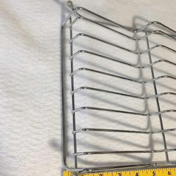 SPICE RACK DRAWER ORGANIZER STYLE 4 TIER STAINLESS STEEL 9X10 - Picture 5 of 6